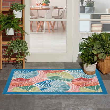 Waverly Sun N' Shade Modern Botanical Indoor/Outdoor Area Rug