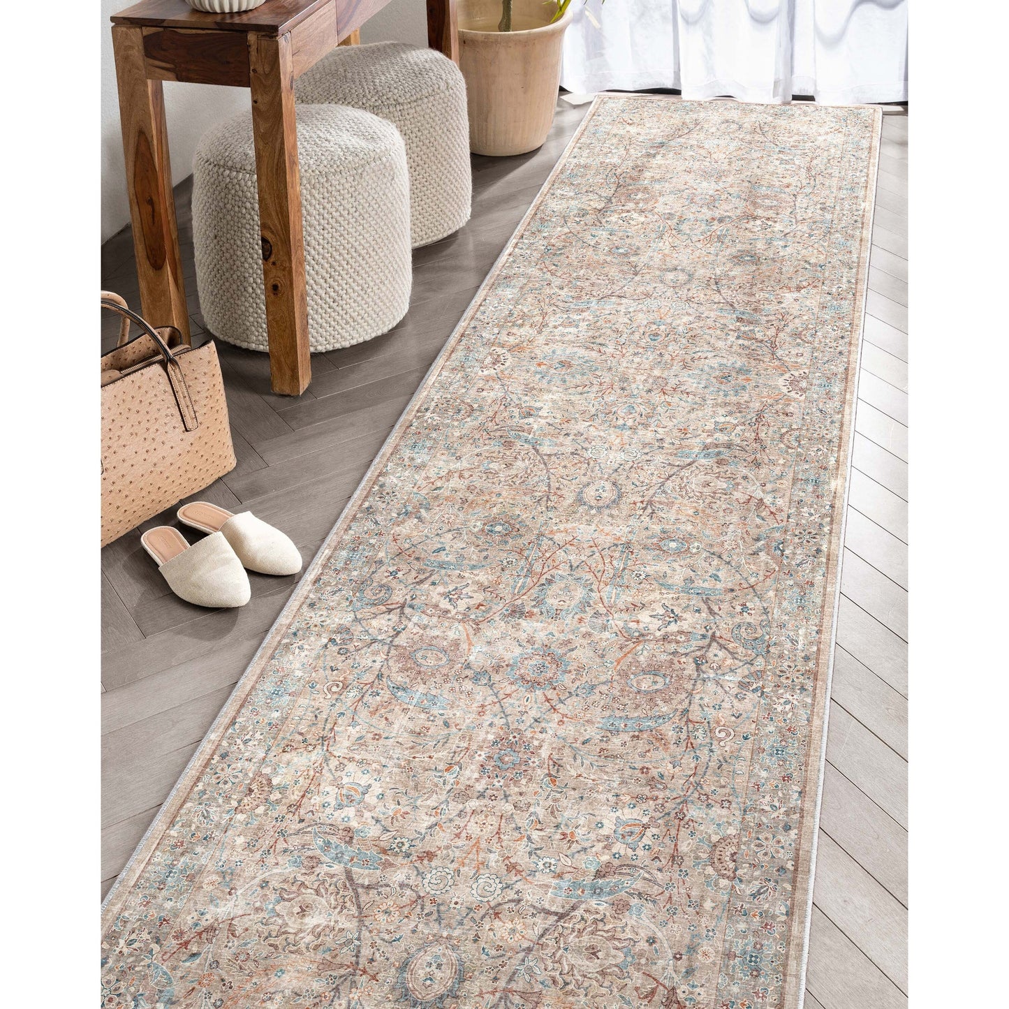 Well Woven Asha Vintage Emilia Flat-Weave Area Rug