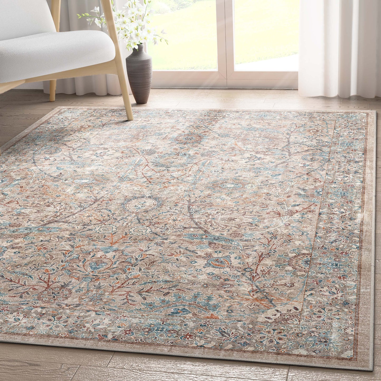Well Woven Asha Vintage Emilia Flat-Weave Area Rug