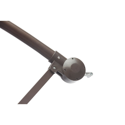 Parasol de patio suspendu en porte-à-faux décalé Weller de 10 pieds