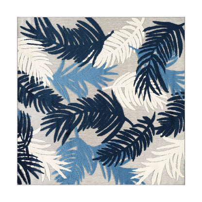 World Rug Gallery Tropical Floral Modern Indoor/Outdoor Area Rug