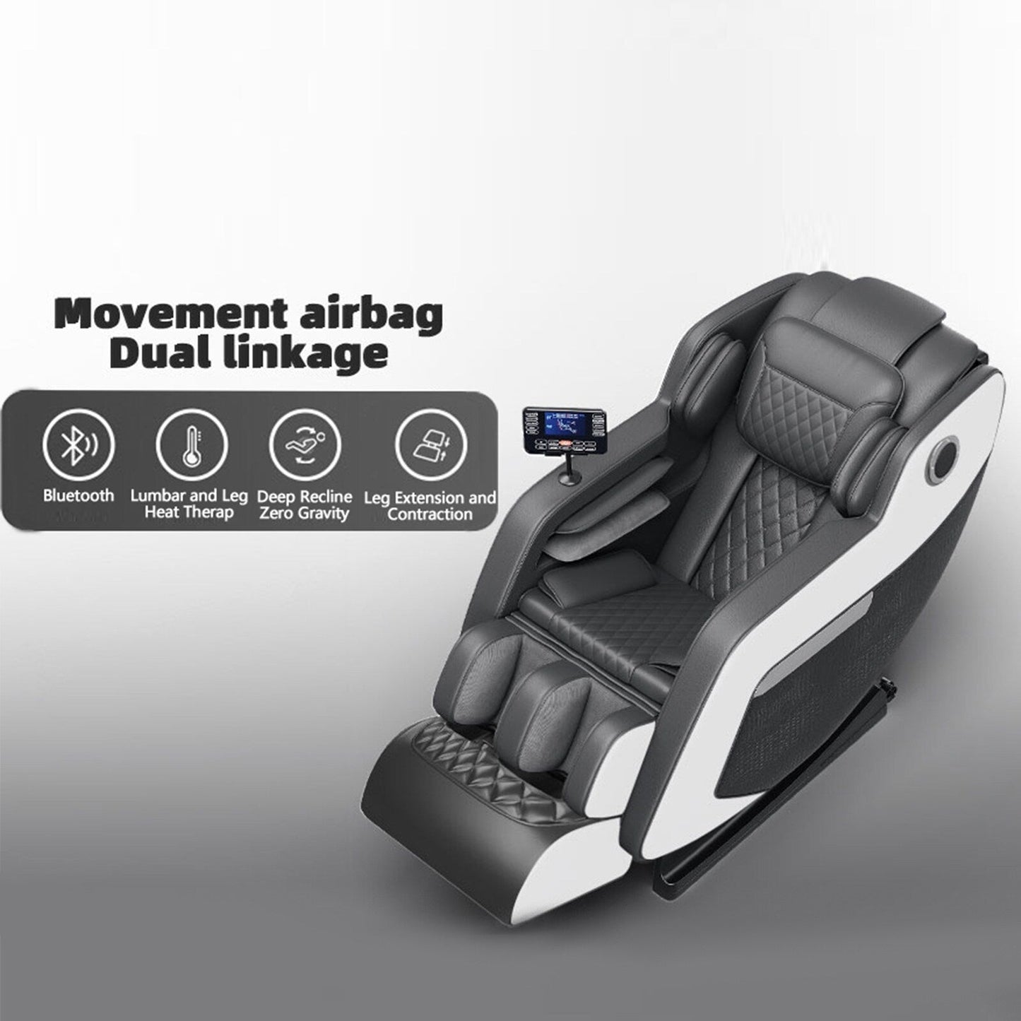Zero Gravity Massage Recliner Chair with Full Body Massage, Heating, and Built-in Bluetooth Audio
