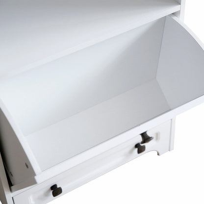 Station d'alimentation pour chiens Roomfitters avec 2 gamelles surélevées et armoire d'alimentation inclinable pour animaux de compagnie